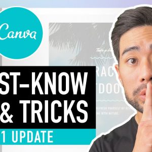 5 CANVA TIPS AND TRICKS You Wish You Knew Earlier // Canva Tutorial