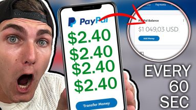 Earn $2.40 Every 60 Seconds! (WORKING PayPal Money Trick 2021!)