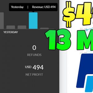 Earn $494.00 In 13 MINUTES For FREE