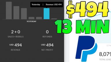 Earn $494.00 In 13 MINUTES For FREE