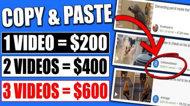 Copy & Paste Videos And Earn $200 Per Video (FULL Tutorial - Not YouTube) Make Money Online!