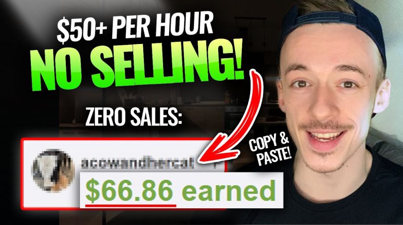 Earn $50+ Per Hour FREE, NO SELLING, Copy & Paste Method | Make Money Online For Beginners 2021
