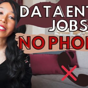 Jobs for introverts  Data entry | No phones Required!