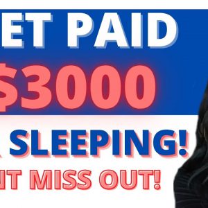 This Company Pays You $3000 TO SLEEP! Easy Money 💴!!