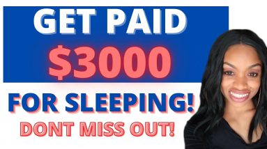 This Company Pays You $3000 TO SLEEP! Easy Money 💴!!