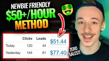 Earn $50+ PER HOUR With FREE Traffic & ZERO SALES | Affiliate Marketing For Beginners 2021