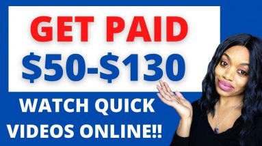 This Website Pay You $50-$130 To Watch Videos Online (Up To $59/Video)! Start Earning Today!