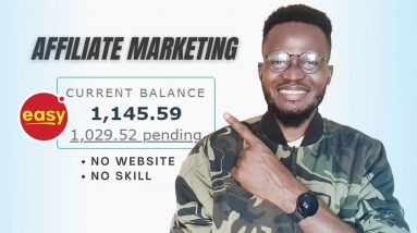 Affiliate Marketing For Beginners: How I Made $1,029.52 Without A Website [Step by Step Tutorial]
