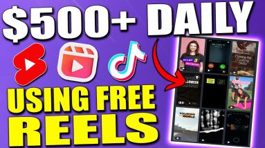 How To Make Money With YouTube Shorts, Instagram Clips, & TikTok Using Free REELS (Full Tutorial)
