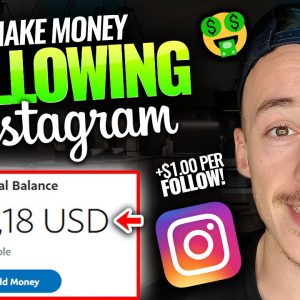 Get Paid To Follow Instagram Accounts (+$1.00 Per Follow) | Affiliate Marketing For Beginners 2021