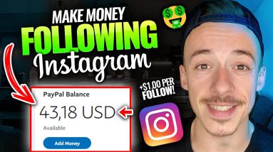 Get Paid To Follow Instagram Accounts (+$1.00 Per Follow) | Affiliate Marketing For Beginners 2021