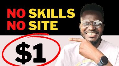 How to Make Your First $1 Online in a Few Minutes! (No Skill, No Website)