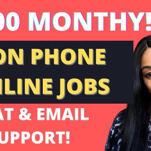 🤩 $5000 MONTHLY! Non Phone Online JOBS! 2021-2022 I NO EXPERIENCE IS OK!