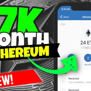 Get Paid $7,541.17/MO In Ethereum (ETH Coin) To Buy NFT's and Make $100,000's