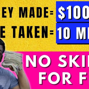 10 Minutes Of Work Can Pay $1000 (FREE) | Make Money Online With No Skill, No Website, No Money