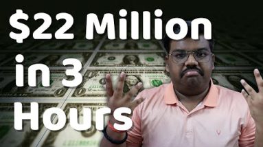 22 Million Dollars In 3 Hours | Expectations With Making Money Online