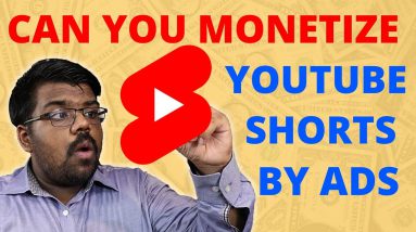 Money On Shorts | Can You Run Ads On Youtube Shorts | Youtube shorts Monetization #shorts