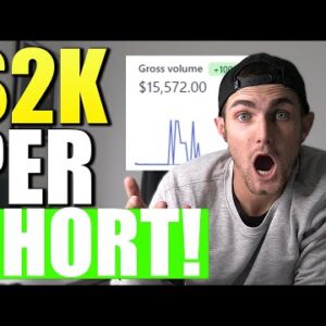 Make $2,000+ Just Watching YOUTUBE SHORTS! (Make Money With YouTube Shorts 2022)
