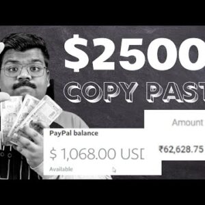 Made $2500+ With Full Copy Paste Method | Easiest Way To Make Money Online For Beginners