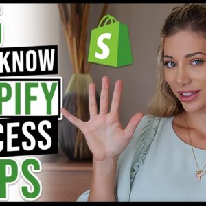 5 MUST KNOW Tips For Selling On Shopify in 2022
