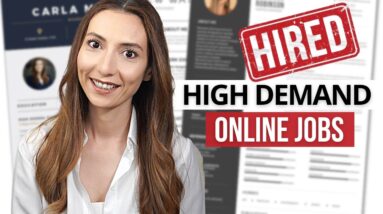 5 Online Jobs in High Demand Right Now (Entry-level to advanced)