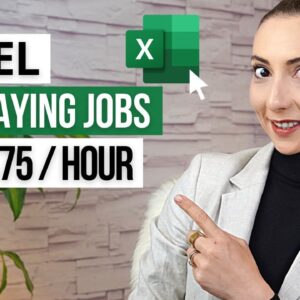 7 New High Paying Jobs with Excel - Work from Home Online Jobs