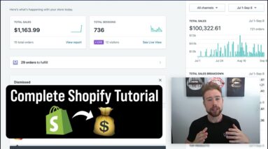 💵 FREE A-Z Shopify Dropshipping Course - Building A 6-Figure Store | 2022
