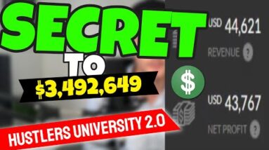 How To Make Money Online In 2022  (How Hustlers University Made $3,492,649 In 1 Month)