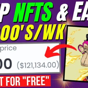 How To Make Money With NFTs & Earn $1,000's And How I Made $120 With My First Flip (START FOR FREE)