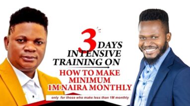 How To Make 1 Million Naira Monthly - A conversation with Ajayi Adebayo
