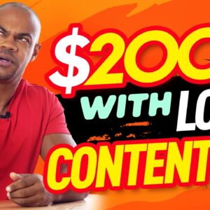 KDP LOW CONTENT - $200,000 WITH LOW CONTENT BOOKS?  *UNTOLD TRUTHS*