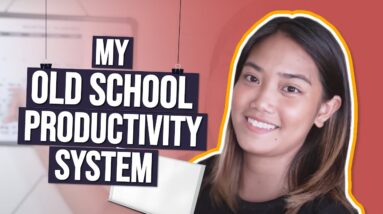 My Old School Productivity System that ACTUALLY WORKS 🤯
