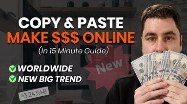 How To Make Money Online With ZERO Money To Start With NO Website! (Big Trend)