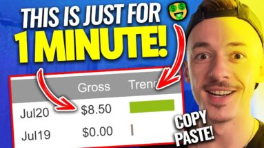 How To Make +$8.20 Per MINUTE ($120+ HOUR) With FREE Copy & Paste Method | Make Money Online 2022
