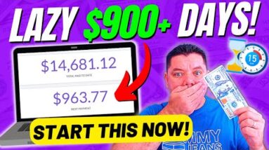 Laziest Affiliate Marketing Strategy To Earn $900 In One Day Working JUST 15 Mins! (START NOW)