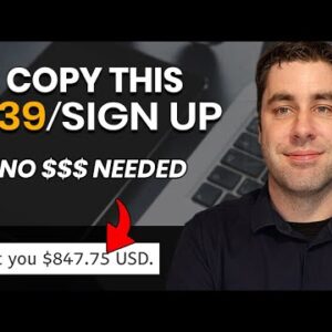Earn $39/Signup! | Simple Free Way To Make Money Online In 2022 (Step By Step)