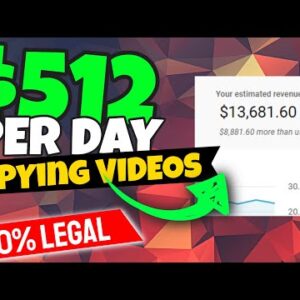 Copy & Paste Videos LEGALLY and Earn $517 Per Day (Without Making Videos 2022)