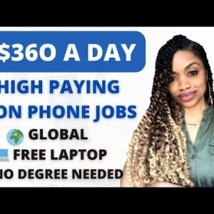 THE BEST NON PHONE JOBS PAYING $220-$360 A DAY I FREE COMPUTER I LITTLE TO NO EXPERIENCE NEEDED!