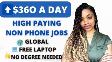 THE BEST NON PHONE JOBS PAYING $220-$360 A DAY I FREE COMPUTER I LITTLE TO NO EXPERIENCE NEEDED!