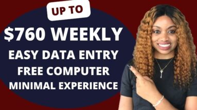 START IMMEDIATELY! EASY $550-$760 WEEKLY TO PROCESS  DOCUMENTS ONLINE! DATA ENTRY NO PHONE JOB