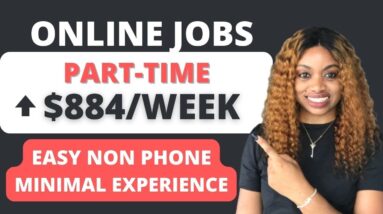 URGENT! $360-$884/WEEK! EASY FUN  PART-TIME NON PHONE ONLINE JOBS I Little To No Experience!