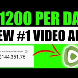 Make $1200 Per Day By Turning Text Into Rumble.com Videos | NEW #1 Video App