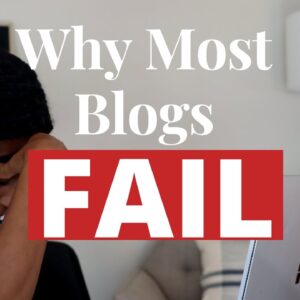 Most bloggers quit because of this...