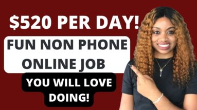 GET PAID $520 A DAY! RARE NON PHONE JOB I NO DEGREE WORK FROM HOME ONLINE RESEARCHER FOR MAJOR BRAND