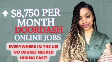 *URGENT* Get Paid $5,667-$8,750 A MONTH WITH DOOR DASH STAY HOME JOBS 2022