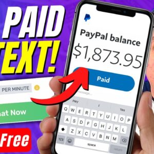 Get Paid $8.00 Per Minute To TEXT On Your Phone! (Earn $500 FAST) | Make Money Online