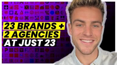 How I Run 23 Brands & 2 Agencies At 23 | Luke All Interview