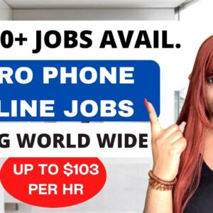 YOUR JOB SEARCH ENDS HERE! $50-$100/Hour No Degrees! 10 Work From Home Jobs ALWAYS HIRING Worldwide!