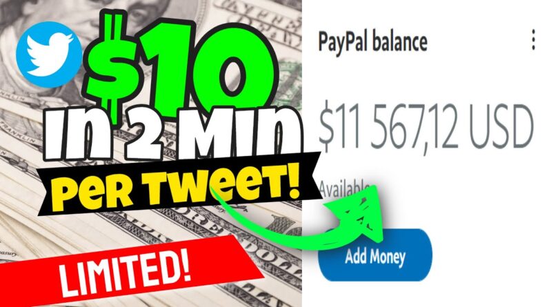 $10 In 2 Minutes (CRAZY Tweet Trick) *LIMITED*