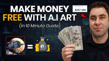 Make Cash Per Day For FREE From AI Art Online! (New Method)